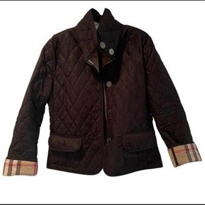 Classic Quilted Burberry Coat Size Medium
